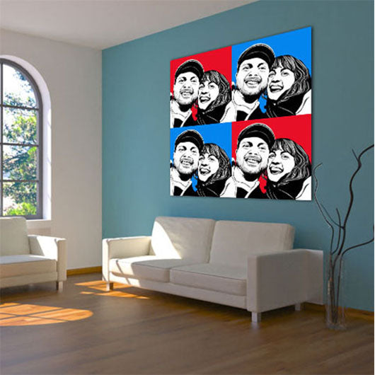 Pop-Art vom Foto - 4-Warhol pure 13 (wpu-4-13) - Künstlerisches Pop-Art Bild vom eigenen Foto
