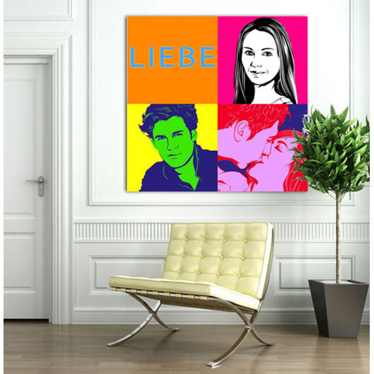 Pop-Art vom Foto - 4-Warhol pure 23 (wpu-4-23) - Künstlerisches Pop-Art Bild vom eigenen Foto