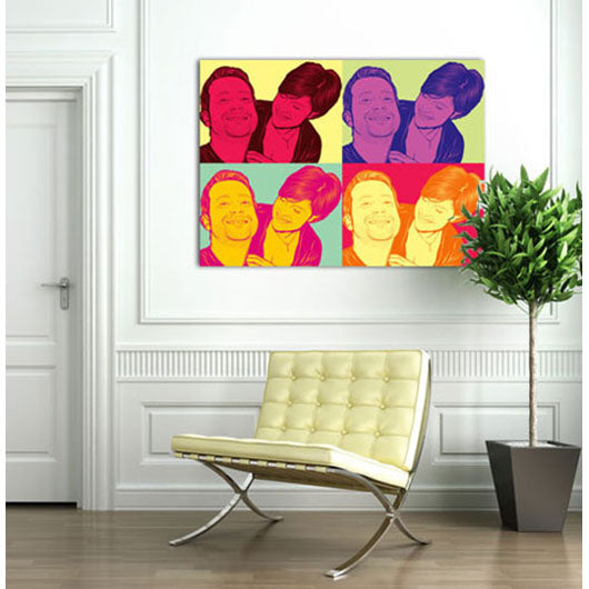 Pop-Art vom Foto - 4-Warhol pure 31 (wpu-4-31) - Künstlerisches Pop-Art Bild vom eigenen Foto