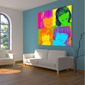 Pop-Art vom Foto - 4-Warhol pure 53 (wpu-4-53) - Künstlerisches Pop-Art Bild vom eigenen Foto