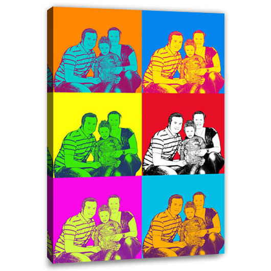 Pop-Art vom Foto - 6-Warhol pure 10 (wpu-6-10) - Künstlerisches Pop-Art Bild vom eigenen Foto