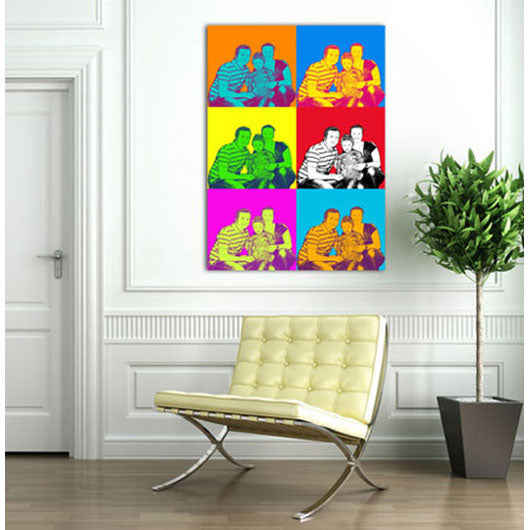 Pop-Art vom Foto - 6-Warhol pure 10 (wpu-6-10) - Künstlerisches Pop-Art Bild vom eigenen Foto