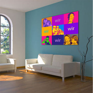 Pop-Art vom Foto - 9-Warhol pure 05 (wpu-9-05) - Künstlerisches Pop-Art Bild vom eigenen Foto