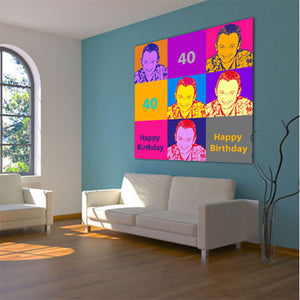 Pop-Art vom Foto - 9-Warhol pure 09 (wpu-9-09) - Künstlerisches Pop-Art Bild vom eigenen Foto