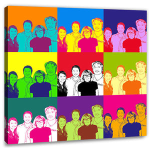 Pop-Art vom Foto - 9-Warhol pure 10 (wpu-9-10) - Künstlerisches Pop-Art Bild vom eigenen Foto