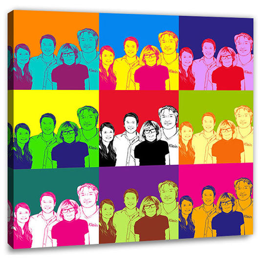 Pop-Art vom Foto - 9-Warhol pure 10 (wpu-9-10) - Künstlerisches Pop-Art Bild vom eigenen Foto