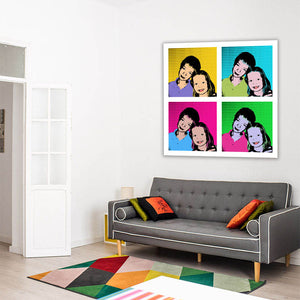 Pop-Art vom Foto - 4-Warhol Plus 30 (wpl-4-30) - Künstlerisches Pop-Art Bild vom eigenen Foto