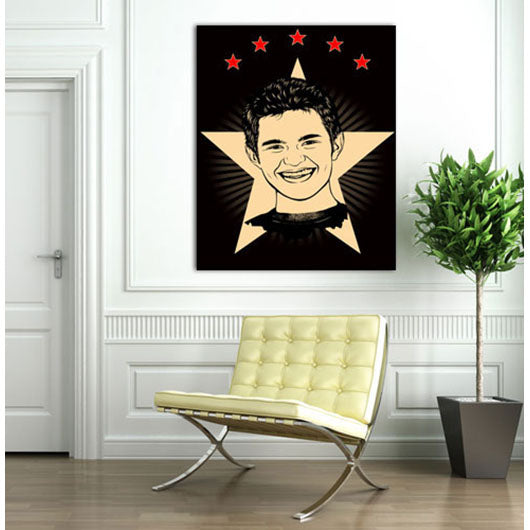 Pop-Art vom Foto - Che Guevara 2 (che2) - Künstlerisches Pop-Art Bild vom eigenen Foto