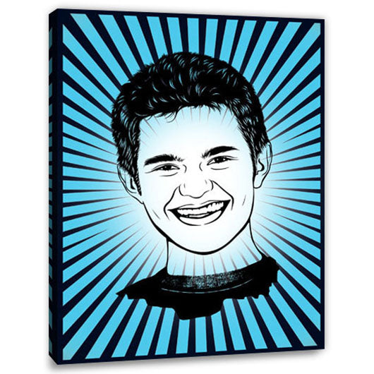 Pop-Art vom Foto - Che Guevara 3 (che3) - Künstlerisches Pop-Art Bild vom eigenen Foto