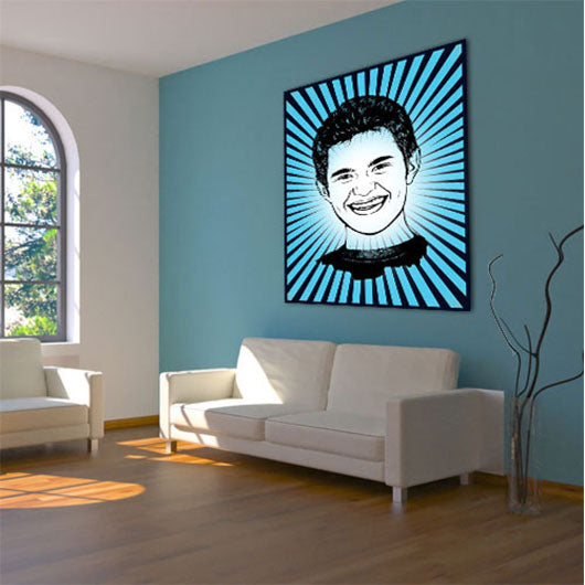 Pop-Art vom Foto - Che Guevara 3 (che3) - Künstlerisches Pop-Art Bild vom eigenen Foto