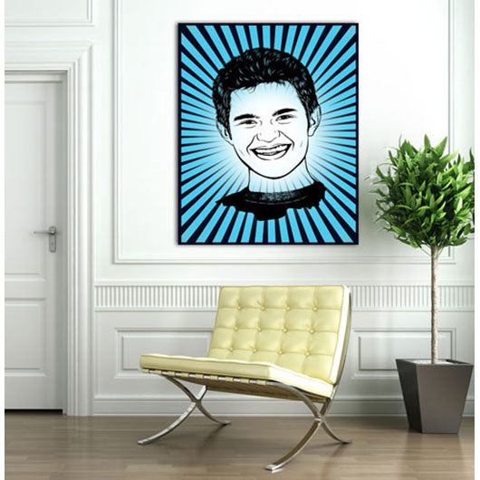 Pop-Art vom Foto - Che Guevara 3 (che3) - Künstlerisches Pop-Art Bild vom eigenen Foto