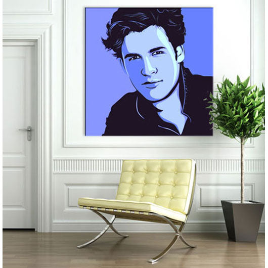 Pop-Art vom Foto - Obama 08 (oba008) - Künstlerisches Pop-Art Bild vom eigenen Foto