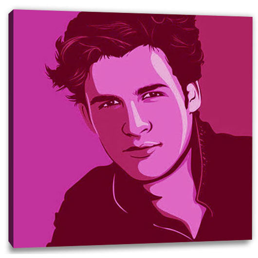 Pop-Art vom Foto - Obama 10 (oba010) - Künstlerisches Pop-Art Bild vom eigenen Foto