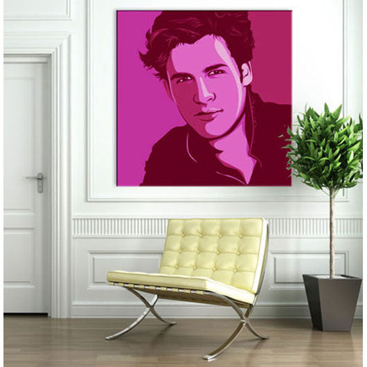 Pop-Art vom Foto - Obama 10 (oba010) - Künstlerisches Pop-Art Bild vom eigenen Foto