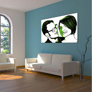 Pop-Art vom Foto - Obama 12 (oba012) - Künstlerisches Pop-Art Bild vom eigenen Foto