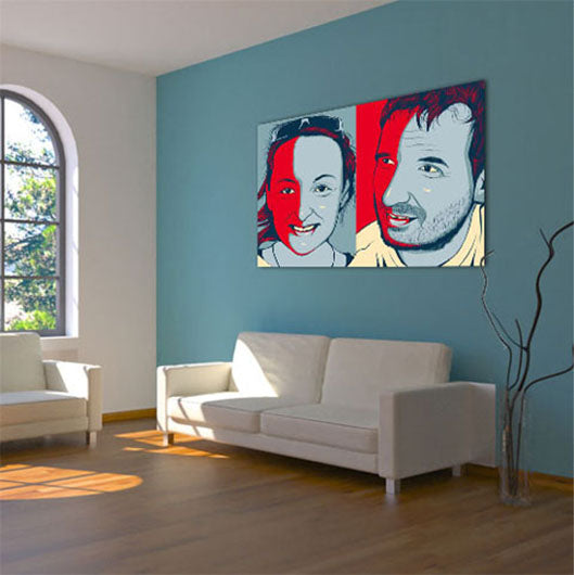 Pop-Art vom Foto - Obama 13 (oba013) - Künstlerisches Pop-Art Bild vom eigenen Foto