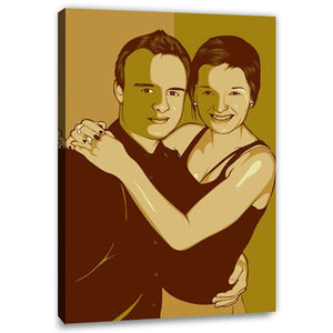 Pop-Art vom Foto - Obama 14 (oba014) - Künstlerisches Pop-Art Bild vom eigenen Foto