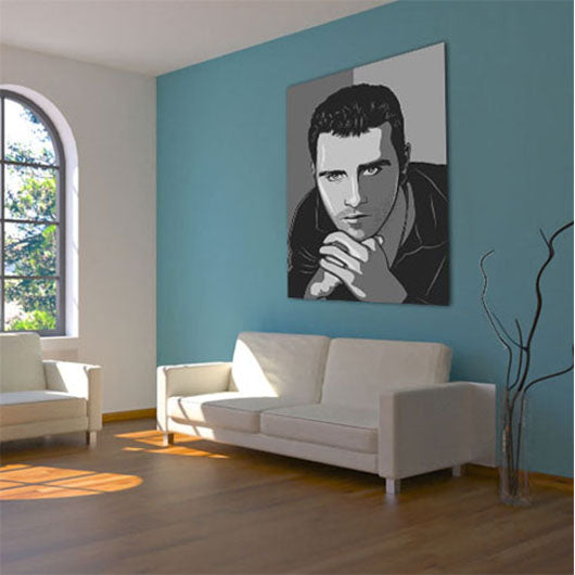 Pop-Art vom Foto - Obama 18 (oba018) - Künstlerisches Pop-Art Bild vom eigenen Foto