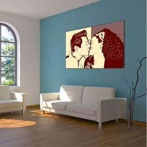 Pop-Art vom Foto - Obama 20 (oba020) - Künstlerisches Pop-Art Bild vom eigenen Foto