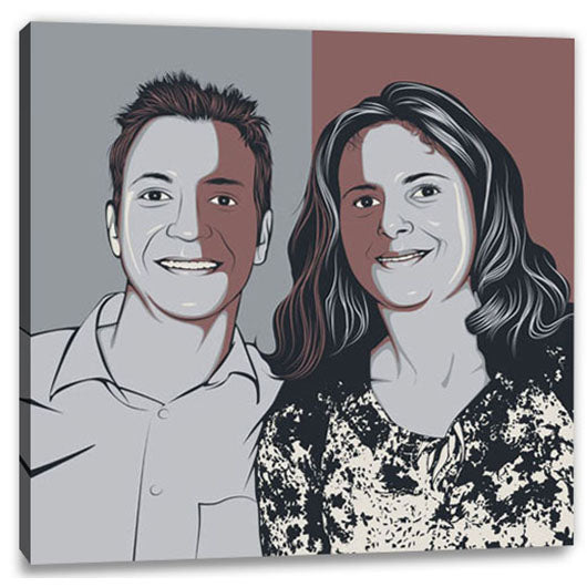 Pop-Art vom Foto - Obama 21 (oba021) - Künstlerisches Pop-Art Bild vom eigenen Foto