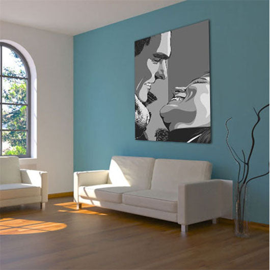 Pop-Art vom Foto - Obama 26 (oba026) - Künstlerisches Pop-Art Bild vom eigenen Foto