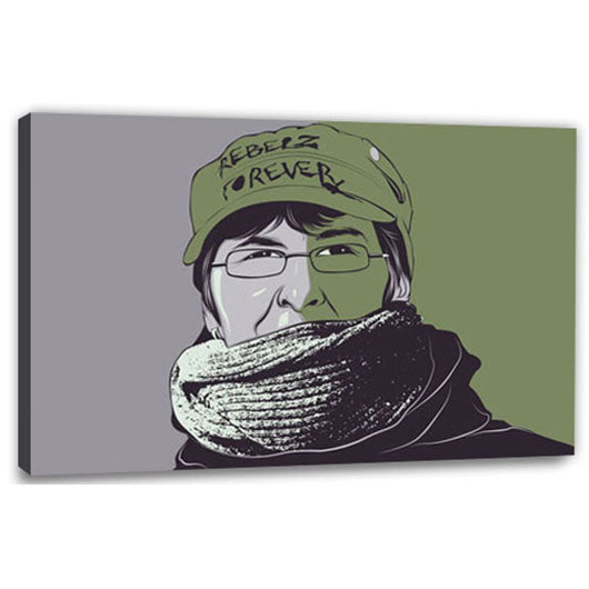 Pop-Art vom Foto - Obama 29 (oba029) - Künstlerisches Pop-Art Bild vom eigenen Foto