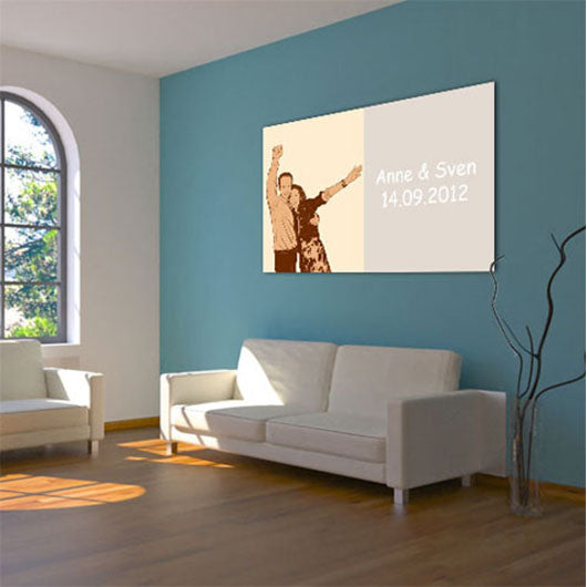 Pop-Art vom Foto - Obama 30 (oba030) - Künstlerisches Pop-Art Bild vom eigenen Foto