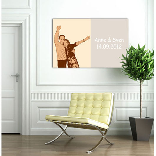 Pop-Art vom Foto - Obama 30 (oba030) - Künstlerisches Pop-Art Bild vom eigenen Foto