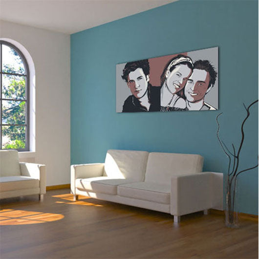 Pop-Art vom Foto - Obama 33 (oba033) - Künstlerisches Pop-Art Bild vom eigenen Foto