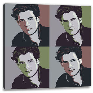 Pop-Art vom Foto - Obama 34 (oba034) - Künstlerisches Pop-Art Bild vom eigenen Foto