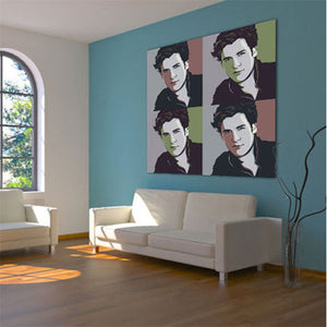 Pop-Art vom Foto - Obama 34 (oba034) - Künstlerisches Pop-Art Bild vom eigenen Foto