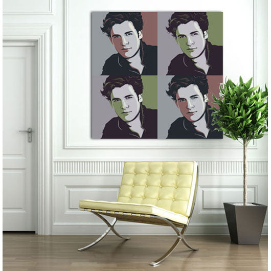 Pop-Art vom Foto - Obama 34 (oba034) - Künstlerisches Pop-Art Bild vom eigenen Foto