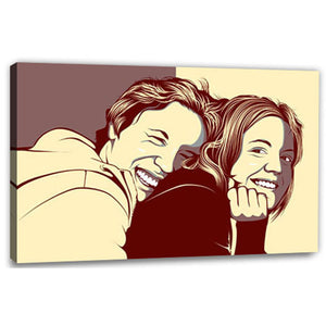 Pop-Art vom Foto - Obama 38 (oba038) - Künstlerisches Pop-Art Bild vom eigenen Foto