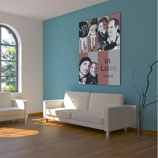 Pop-Art vom Foto - Obama 39 (oba039) - Künstlerisches Pop-Art Bild vom eigenen Foto