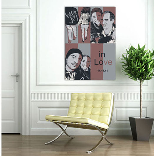 Pop-Art vom Foto - Obama 39 (oba039) - Künstlerisches Pop-Art Bild vom eigenen Foto