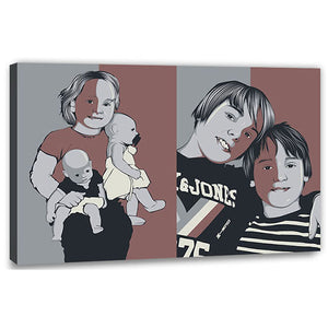 Pop-Art vom Foto - Obama 40 (oba040) - Künstlerisches Pop-Art Bild vom eigenen Foto