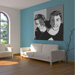 Pop-Art vom Foto - Obama 41 (oba041) - Künstlerisches Pop-Art Bild vom eigenen Foto