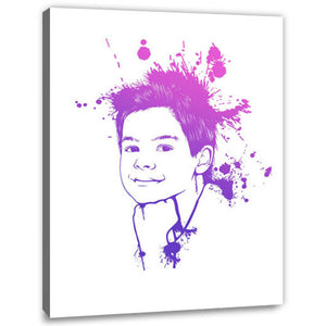 Pop-Art vom Foto - Splash 1 (spl101) - Künstlerisches Pop-Art Bild vom eigenen Foto