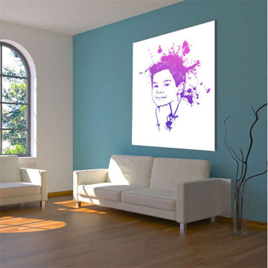 Pop-Art vom Foto - Splash 1 (spl101) - Künstlerisches Pop-Art Bild vom eigenen Foto