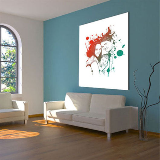 Pop-Art vom Foto - Splash 3 (spl103) - Künstlerisches Pop-Art Bild vom eigenen Foto