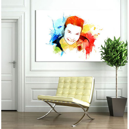 Pop-Art vom Foto - Splash 6 (spl106) - Künstlerisches Pop-Art Bild vom eigenen Foto