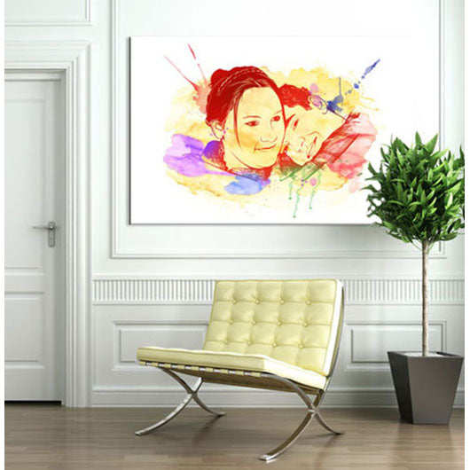 Pop-Art vom Foto - Splash 7 (spl107) - Künstlerisches Pop-Art Bild vom eigenen Foto