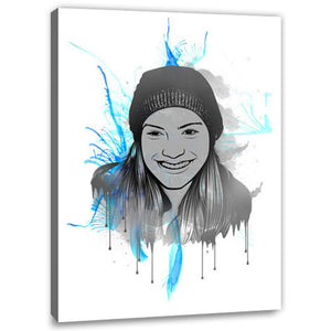 Pop-Art vom Foto - Splash 13 (spl113) - Künstlerisches Pop-Art Bild vom eigenen Foto