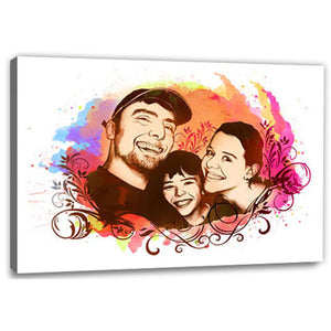 Pop-Art vom Foto - Splash 18 (spl118) - Künstlerisches Pop-Art Bild vom eigenen Foto