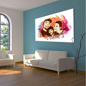 Pop-Art vom Foto - Splash 18 (spl118) - Künstlerisches Pop-Art Bild vom eigenen Foto