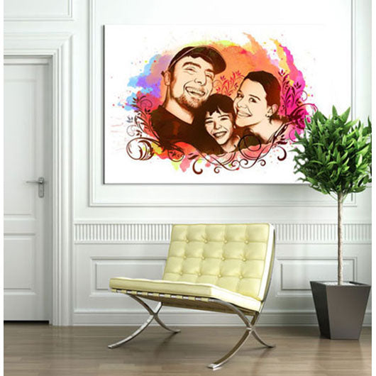 Pop-Art vom Foto - Splash 18 (spl118) - Künstlerisches Pop-Art Bild vom eigenen Foto