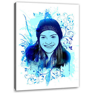 Pop-Art vom Foto - Splash 22 (spl122) - Künstlerisches Pop-Art Bild vom eigenen Foto