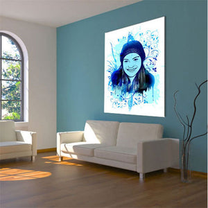 Pop-Art vom Foto - Splash 22 (spl122) - Künstlerisches Pop-Art Bild vom eigenen Foto