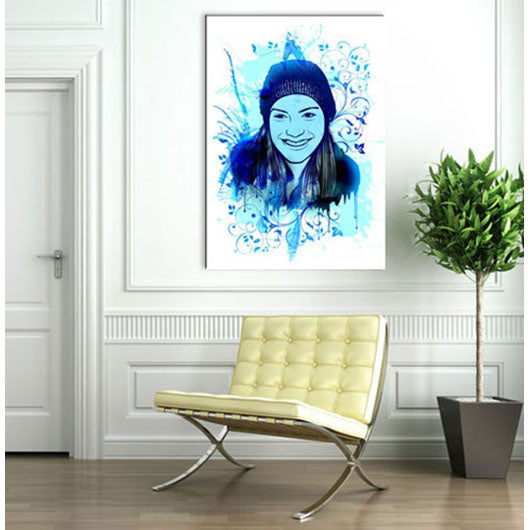 Pop-Art vom Foto - Splash 22 (spl122) - Künstlerisches Pop-Art Bild vom eigenen Foto