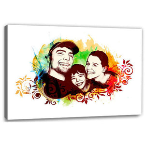 Pop-Art vom Foto - Splash 25 (spl125) - Künstlerisches Pop-Art Bild vom eigenen Foto